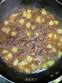 Make Tomato potato beef pan step 9