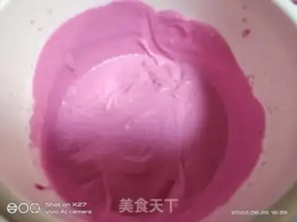 Make Flamingo peach mousse cake step 2