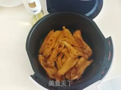 Make Air-fried spicy apricot mushrooms step 3