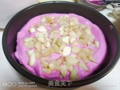 Make Flamingo peach mousse cake step 5