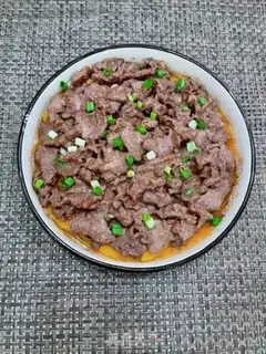 Make Pumpkin steam beef step 8