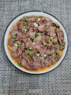 Make Pumpkin steam beef step 9