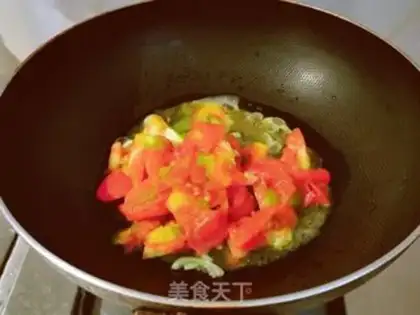 Make Tomato spinach noodles step 4
