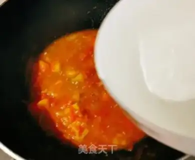 Make Tomato spinach noodles step 7