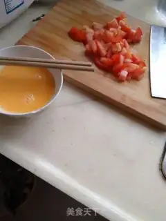 Make Tomato egg noodles step 0