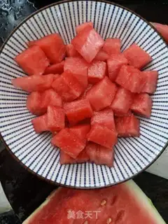 Make Watermelon manna step 2