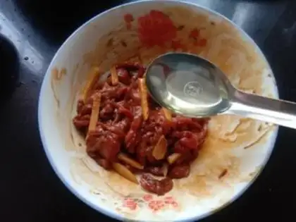 Make Pepper beef step 2