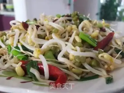 Make The green bean sprouts step 5