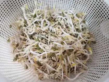 Make Green bean sprouts, black wood step 1