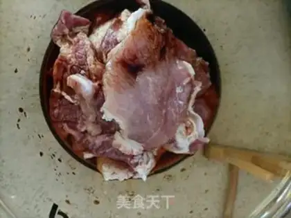 Make Air-cooked pork and plum step 3
