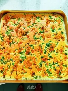 Make Onion meat pine moss cake roll step 17