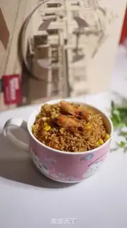 Make Shrimp head corn fried rice step 10