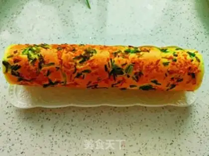 Make Onion meat pine moss cake roll step 21