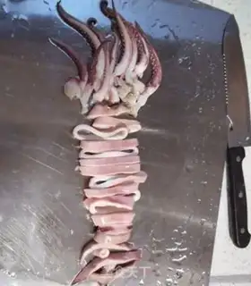 Make The white squid ring step 4