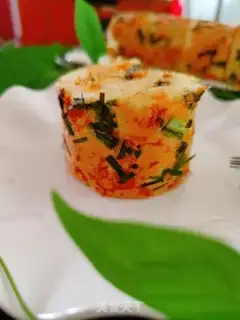 Make Onion meat pine moss cake roll step 24