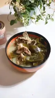Make Ribbon seaweed soup step 6