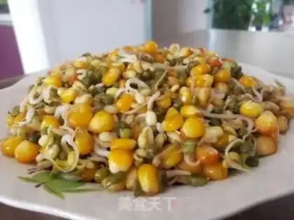 Make Green bean sprouts of corn step 5
