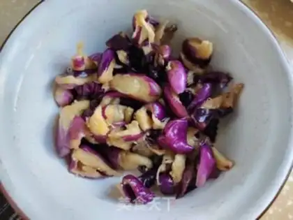 Make Pumpkin with pork and eggplant step 1
