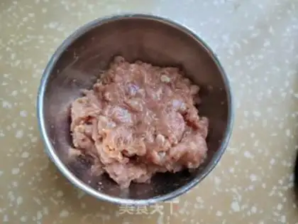 Make Pumpkin with pork and eggplant step 3