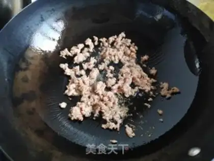 Make Pumpkin with pork and eggplant step 4