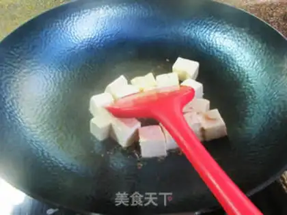 Make Open a dress with tofu step 4