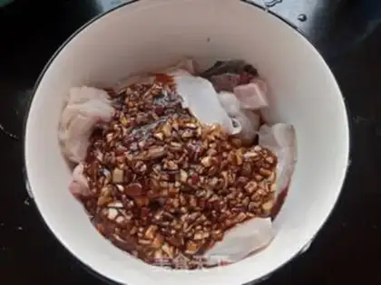 Make Scrambled white fish step 9