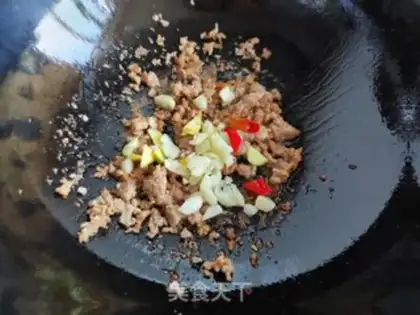 Make Dry meat, four season beans step 5