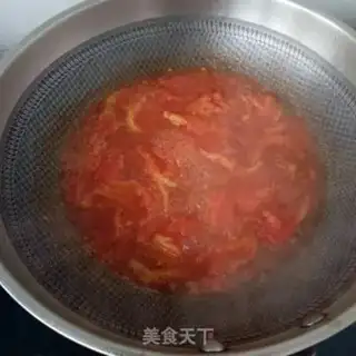 Make Shrimp and tomato egg soup step 6