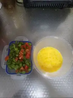 Make Beef eggs and chili step 3