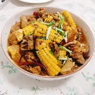 Make Corn chicken step 16