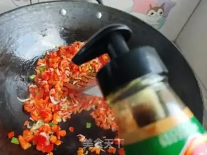 Make Shrimp skin and chili pepper step 3