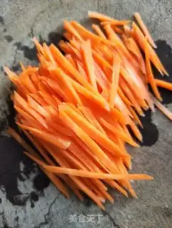 Make Scrambled carrots step 2