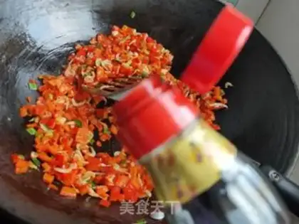 Make Shrimp skin and chili pepper step 5