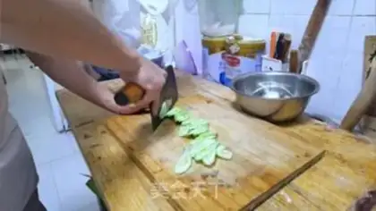 Make A mustard cucumber step 0