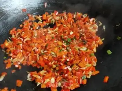 Make Shrimp skin and chili pepper step 6