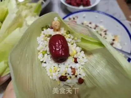 Make Corn leaf, cheesy step 6