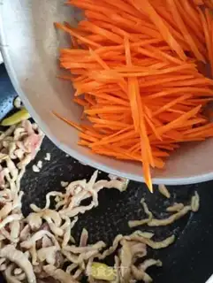 Make Scrambled carrots step 6