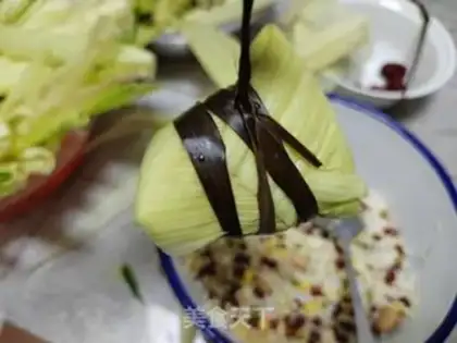 Make Corn leaf, cheesy step 9