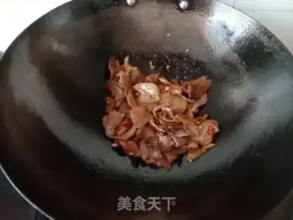 Make The onion fried the meat step 5