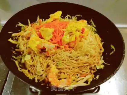 Make Three fresh noodles step 9