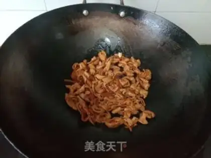 Make Chili fried intestines step 3