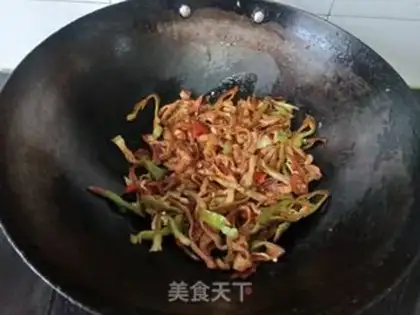 Make Chili fried intestines step 4