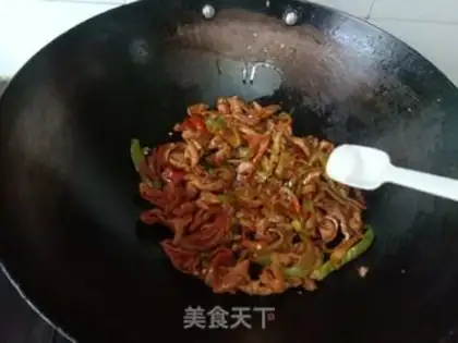Make Chili fried intestines step 5