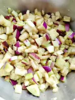 Make Pepper eggplant bag step 7