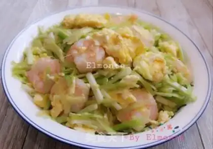 Make Shrimp fried eggs step 11