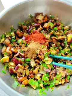 Make Pepper eggplant bag step 11