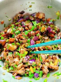 Make Pepper eggplant bag step 13
