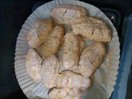 Make Air-cooked chicken wings step 3