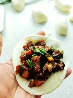 Make Pepper eggplant bag step 17