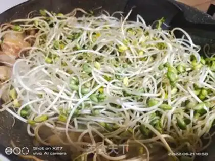 Make Five-flower sprouts step 2